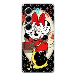 Чохол Disney Mouse TECNO Camon 40 (PREMIUMPrint) (Мінні peace)