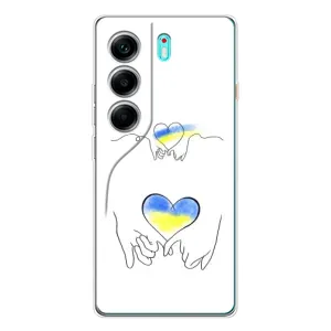 Чохол для Патріота України TECNO Camon 40 - (AlphaPrint) (Мир Україні)