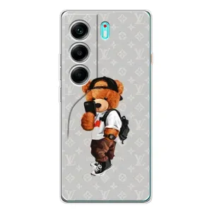 Бренднові Чохли для TECNO Camon 40 - (PREMIUMPrint) (Ведмедик Луі)