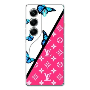 Бренднові Чохли для TECNO Camon 40 - (PREMIUMPrint) (Мода LV)