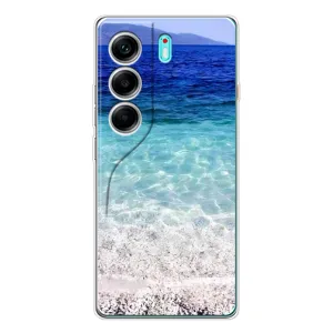 Силіконовий чохол з КАРТИНКАМИ літо для TECNO Camon 40 (AlphaPrint) (Море)