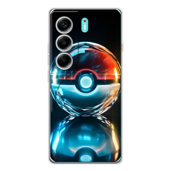 Чохол з принтом «М'яч Пікачу» для TECNO Camon 40 Чохол з принтом «М'яч Пікачу» для TECNO Camon 40
