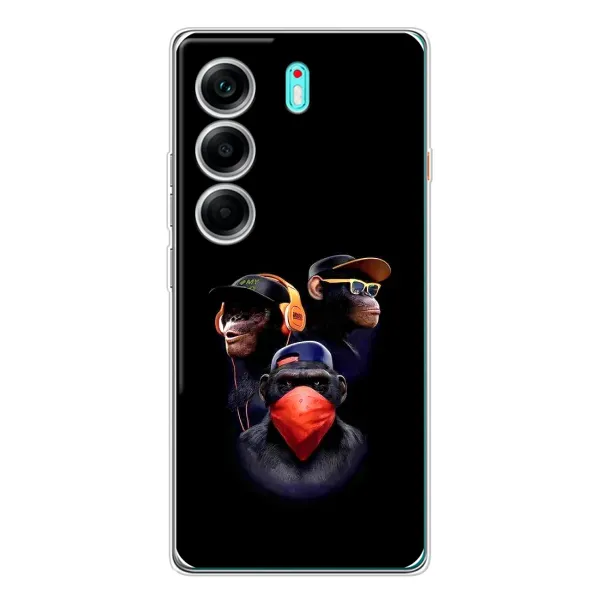 Чохол з принтом «Три мавпи» для TECNO Camon 40