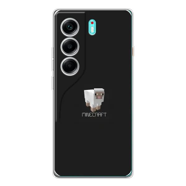 Чохол з принтом «Овечка Майнкрафт» для TECNO Camon 40 Чохол з принтом «Овечка Майнкрафт» для TECNO Camon 40