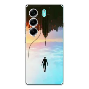 Чохол з людиною павуком для TECNO Camon 40 - (AlphaPrint)