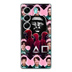 Чехол Гра в кальмара для TECNO Camon 40