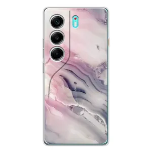 Мраморний чехол на TECNO Camon 40 (VPrint) (Пурпурний Мрамор)