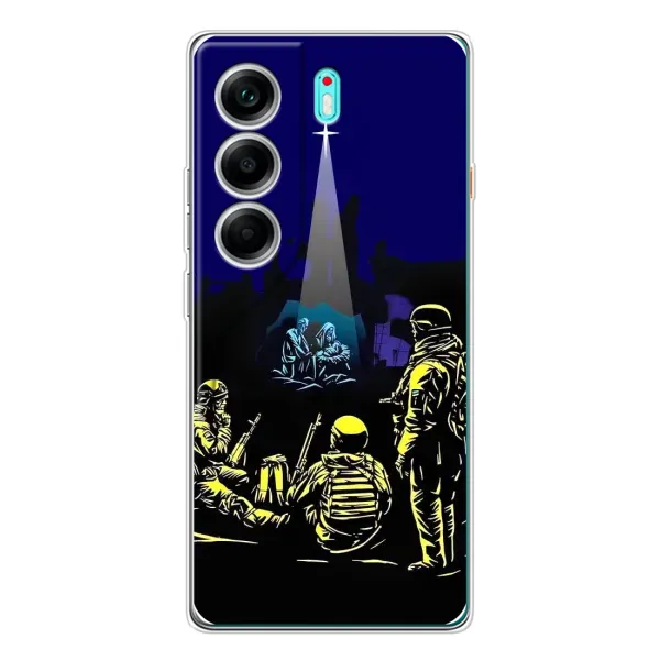 Чехол с принтом «Рождество в Украине» для TECNO Camon 40