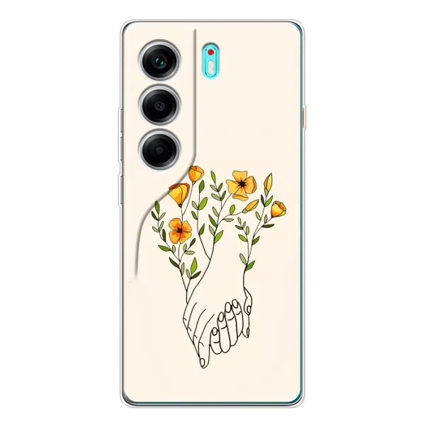 Чехол с принтом «Руки любви» для TECNO Camon 40 Чехол с принтом «Руки любви» для TECNO Camon 40