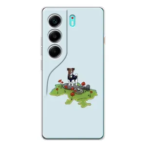 Чохли з картинкою собаки Патрон для TECNO Camon 40 (AlphaPrint) (Сапер Пес)