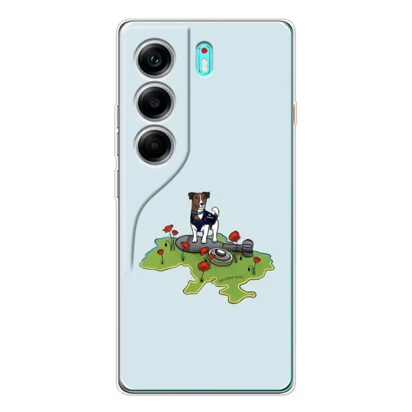 Чехол с принтом «Сапер Пес» для TECNO Camon 40