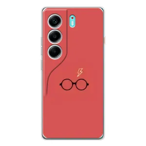 Чохли з Гаррі Поттером для TECNO Camon 40 (AlphaPrint) (шрам та окуляри)