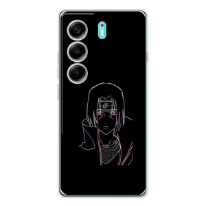 Чохли на тему: Ітачи Учіха для TECNO Camon 40 (AlphaPrint) (силует Ітачі)