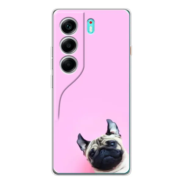 Чохол з принтом «Смішна собака» для TECNO Camon 40