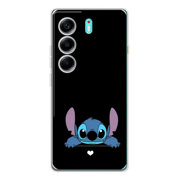 Чехол с принтом «Стич на черном» для TECNO Camon 40 Чехол с принтом «Стич на черном» для TECNO Camon 40