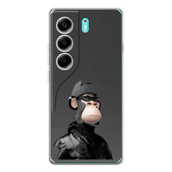 Чохол з принтом «стильна мавпа NFT» для TECNO Camon 40