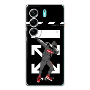 Чеохол для TECNO Camon 40 з картинкою Supreme (AlphaPrint) (Супрім)