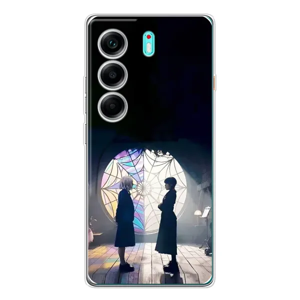 Чохол з принтом «Венздей та Інід» для TECNO Camon 40 Чохол з принтом «Венздей та Інід» для TECNO Camon 40