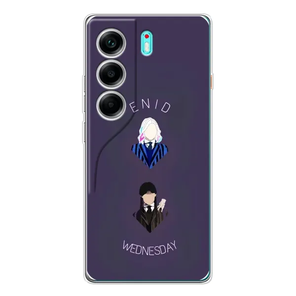 Чохол з принтом «Венздей і подруга» для TECNO Camon 40 Чохол з принтом «Венздей і подруга» для TECNO Camon 40