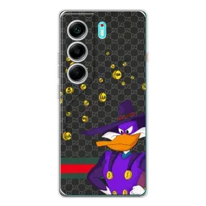 Бренднові Чохли для TECNO Camon 40 - (PREMIUMPrint) (Утка Гуччі)