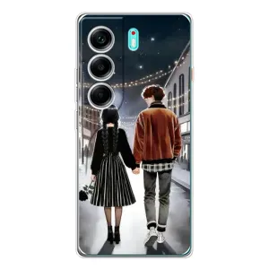 Чохол з дизайном Венздей 2 на TECNO Camon 40 (Венздей та Тайлер)
