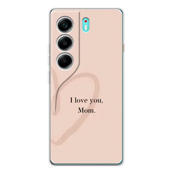 Чохол з принтом «Серце мамі» для TECNO Camon 40