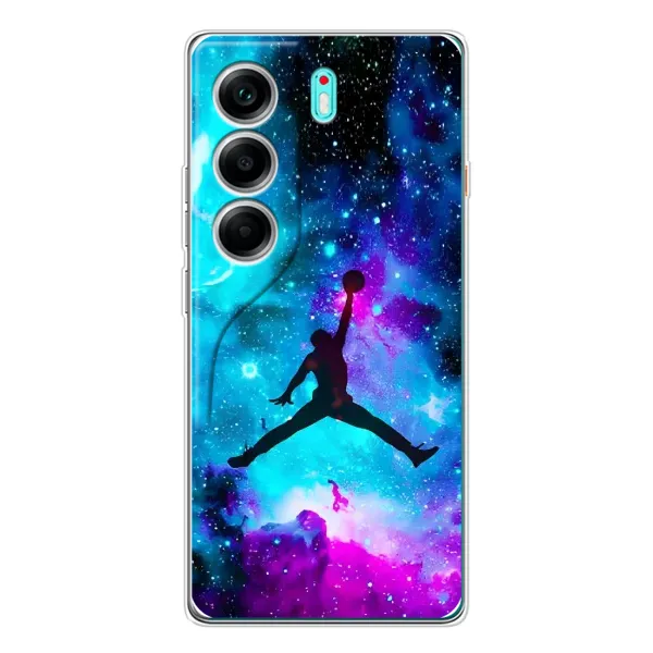 Чехол с принтом «Яркий Джордан» для TECNO Camon 40 Чехол с принтом «Яркий Джордан» для TECNO Camon 40
