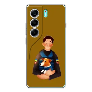 Чохли з картинкою собаки Патрон для TECNO Camon 40 (AlphaPrint) (ЗСУ Патрон)
