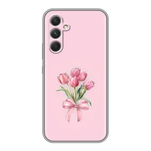 Чехол с розовым рисунком для TECNO Camon 50 Pro (Букет цветов)