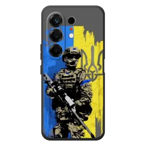 Чехлы с картинкой ЗСУ для TECNO Camon 50 (AlphaPrint) (АРТ солдат)