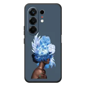 Чехлы (ART) Цветы на TECNO Camon 50 (VPrint) (Квіти на голові)