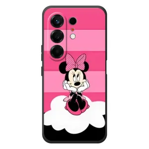 Міккі Маус чохол для TECNO Camon 50 (AlphaPrint - Мультяшні) (Дівчинка Maus)