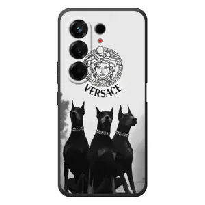 Чохли VERSACE для Текно Камон 50 (PREMIUMPrint) (Доберман Версаче)