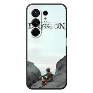 Чохол як приборкати дракона на TECNO Camon 50 (Дракон лого)