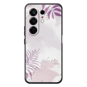 Чехол с принтом «Фиолетовые листья» для TECNO Camon 50