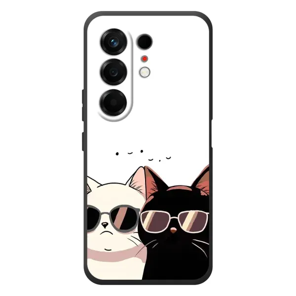 Чохол з принтом «Коти в окулярах» для TECNO Camon 50 Чохол з принтом «Коти в окулярах» для TECNO Camon 50