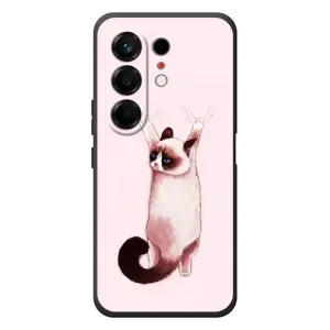 Чохол на Текно Камон 50 з Котиками (VPrint) (Котик падає)