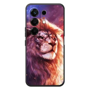 Чохол з картинкою ЛЕВ для TECNO Camon 50 (VPrint) (Красочний Лев)