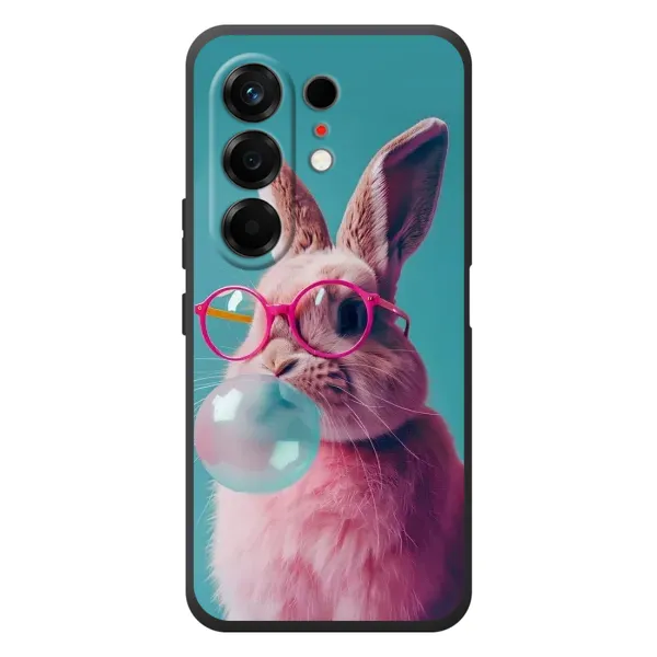 Чохол з принтом «Кролик в окулярах» для TECNO Camon 50