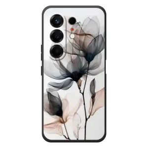 Чехол с принтом «Цветы на белом» для TECNO Camon 50