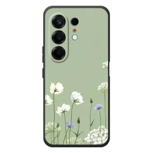 Чехол с принтом «Цветы на зеленом» для TECNO Camon 50