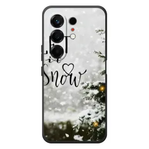 Новорічні, Святкові Чохли для TECNO Camon 50 - 2024 год (Let it snow)