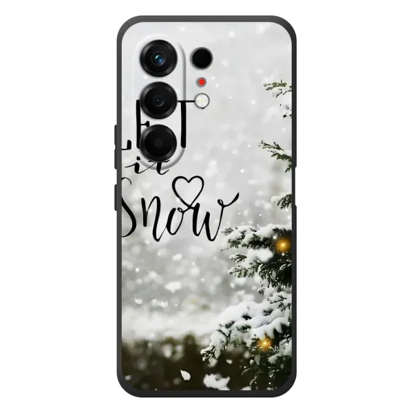 Чохол з принтом «Let it snow» для TECNO Camon 50