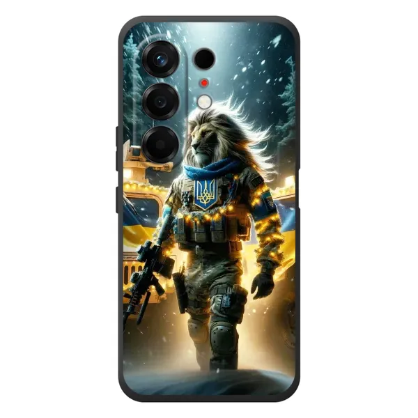 Чохол з принтом «ЛЕВ ЗСУ» для TECNO Camon 50