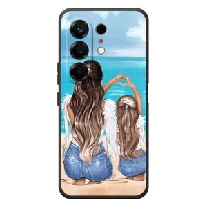 Чохол з друком для TECNO Camon 50 - (Мама з дитинкою) (AlphaPrint)