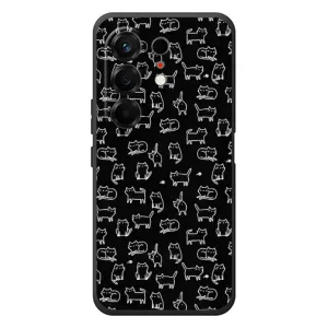 Чохол з принтом для TECNO Camon 50 (AlphaPrint) Модні коти (Маленькі котики)