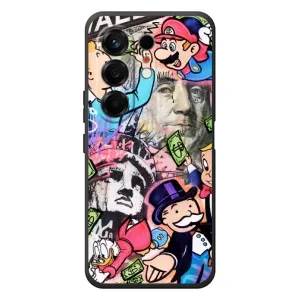 Чохли з крутими принтами для TECNO Camon 50 - (PREMIUMPrint) (Monopoly man)