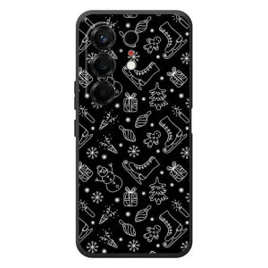 Новорічні, Святкові Чохли для TECNO Camon 50 - 2024 год (Новорічний фон)