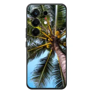 Силіконовий чохол з КАРТИНКАМИ літо для TECNO Camon 50 (AlphaPrint) (Пальма)