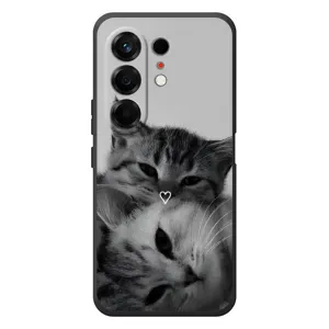 Чохол з малюнком кіт на TECNO Camon 50 (Пара котів)